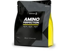 body fit amino perfection lemon bcaa eaa en glutamine aminozuren 380 gram 20 servings 686152961e388